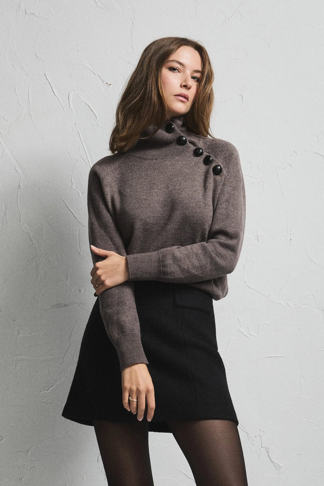 Henri Knit Brown