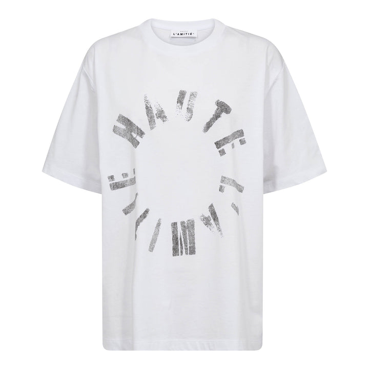 Logo Circle Tee White