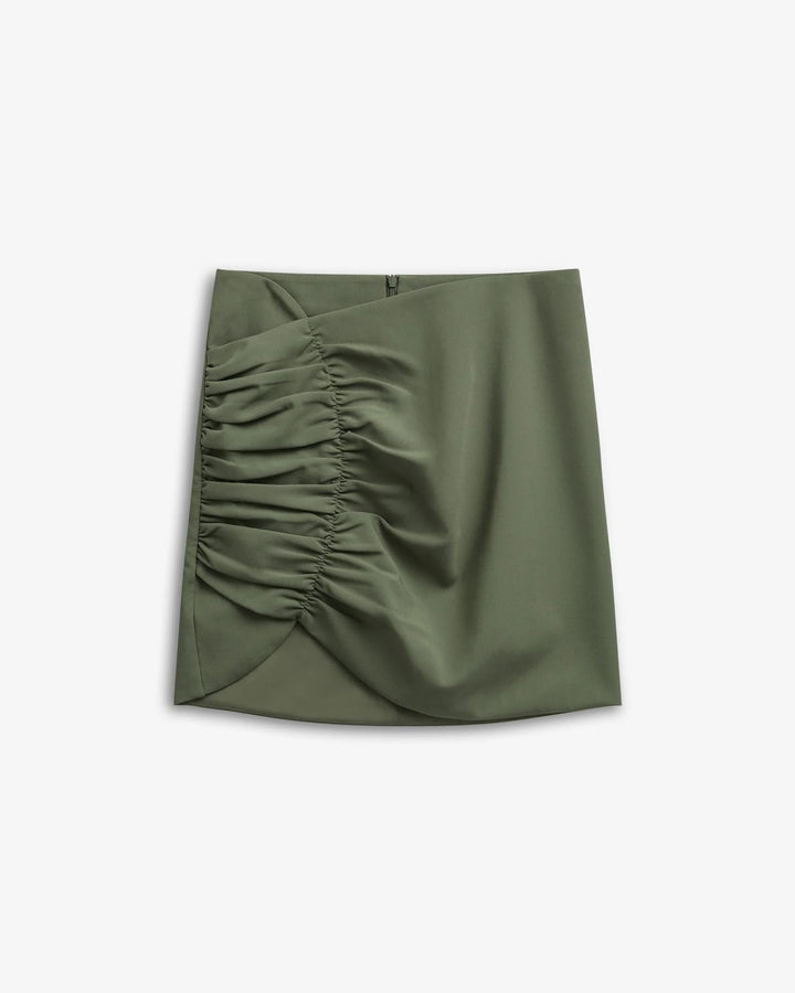 Refined Mini Skirt Olive Green