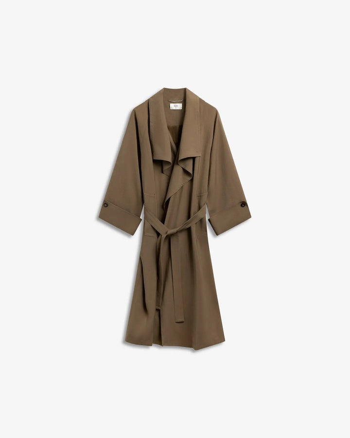 Atari Oversized Trenchcoat Khaki Brown
