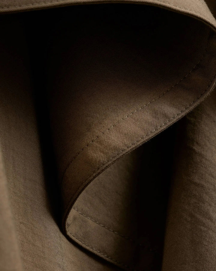 Atari Oversized Trenchcoat Khaki Brown