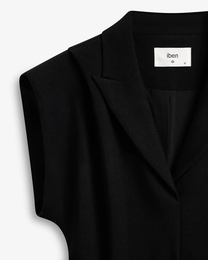 Beverly Belted Dress Black