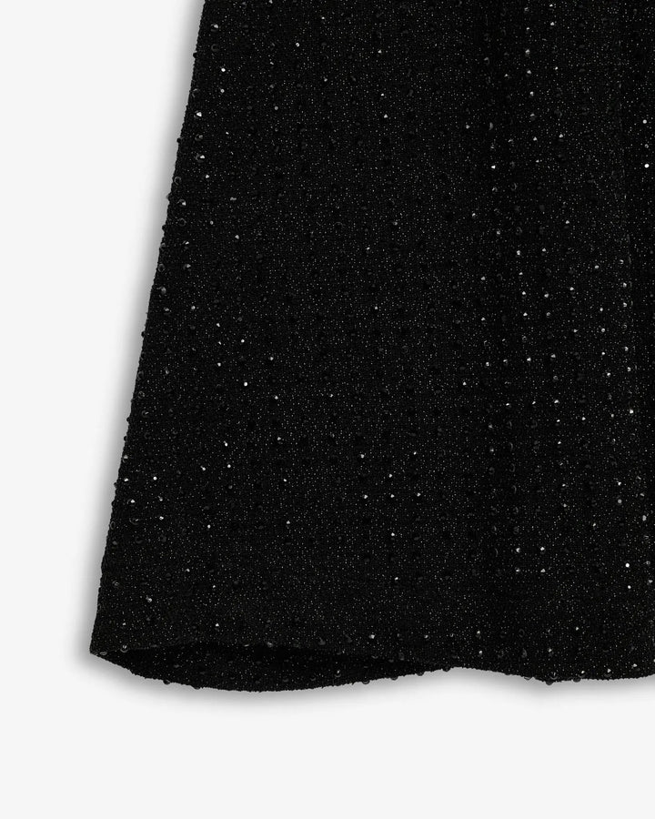 Luxe Sequin Skirt Black