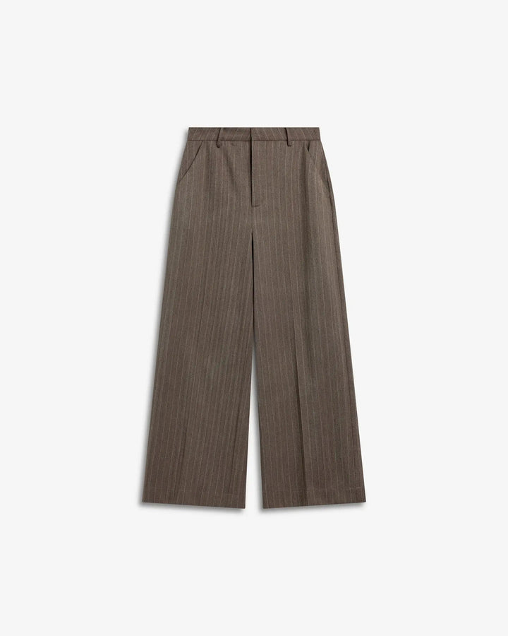 Reign Tailored Structured Pants Mole Stripe
