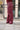 Mid Waisted Piping Pants Zinfandel