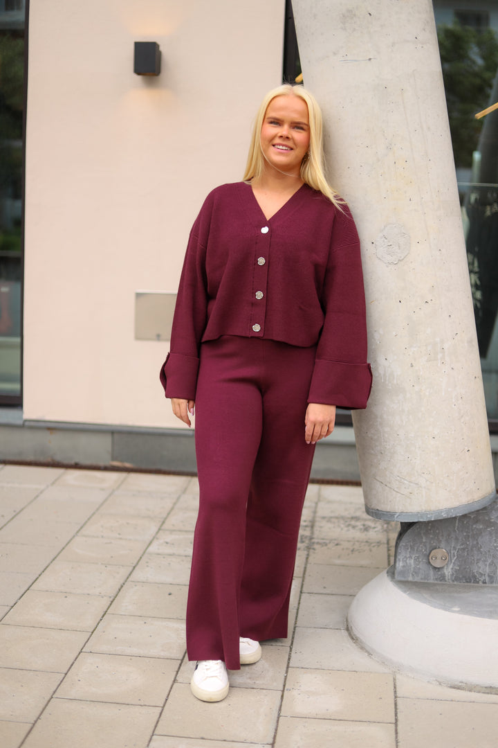 Serge Pants Burgundy