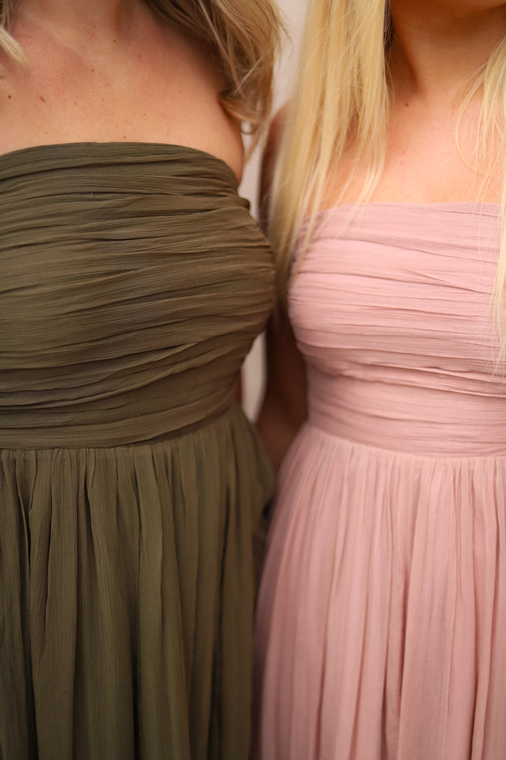 Amalfi Dress Dark Olive