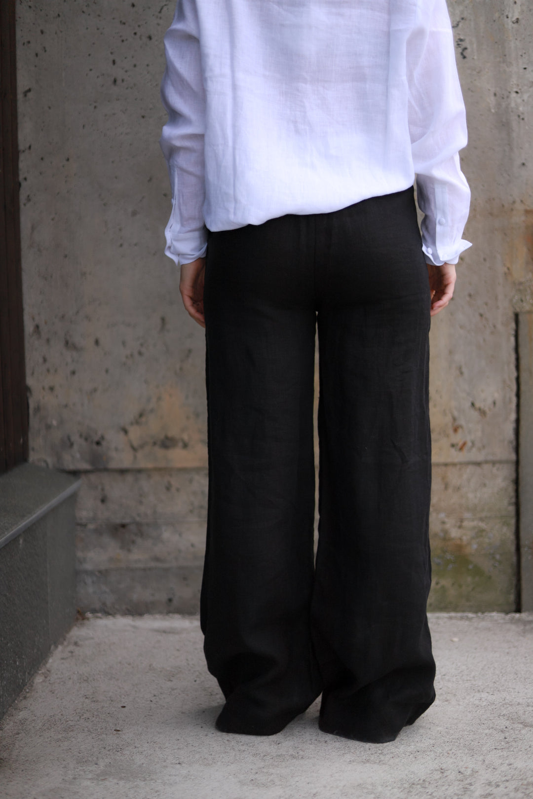 Immi Linen Pants Black