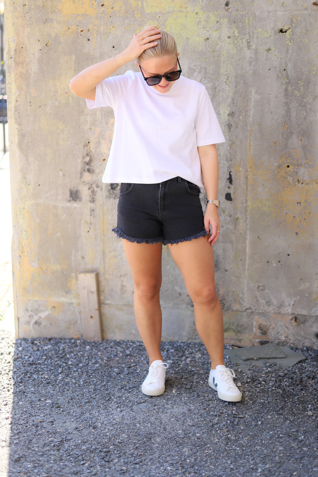 Porto Shorts Washed Black