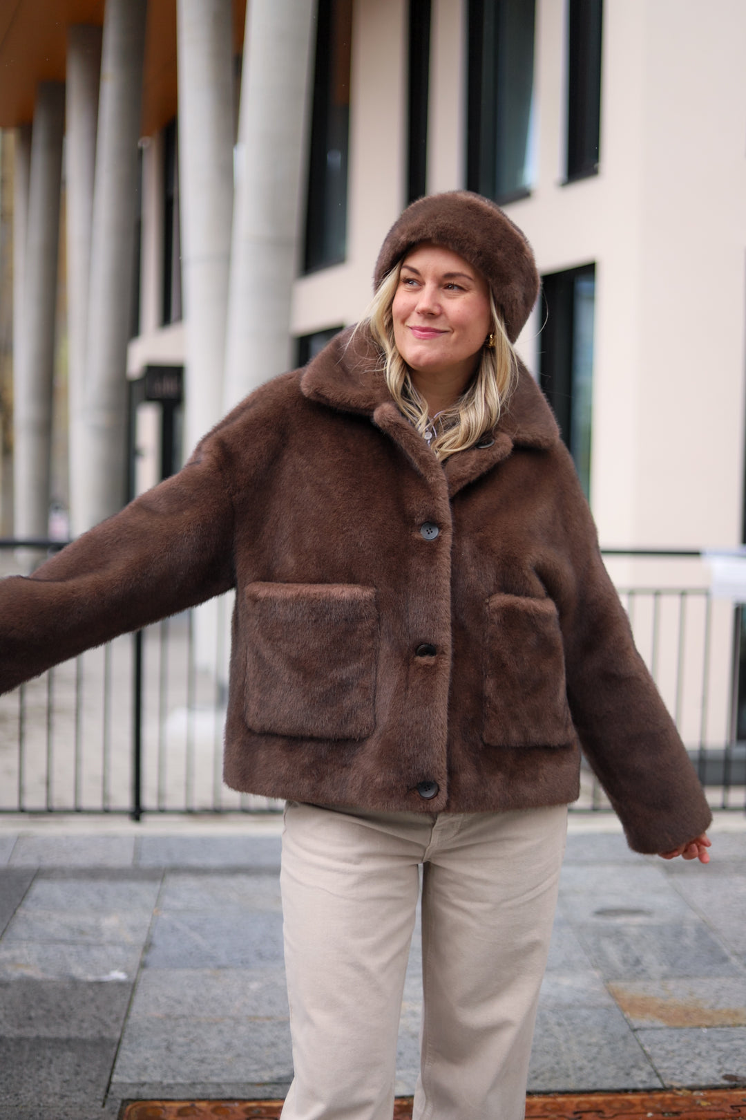 Faje Faux Mink Choco