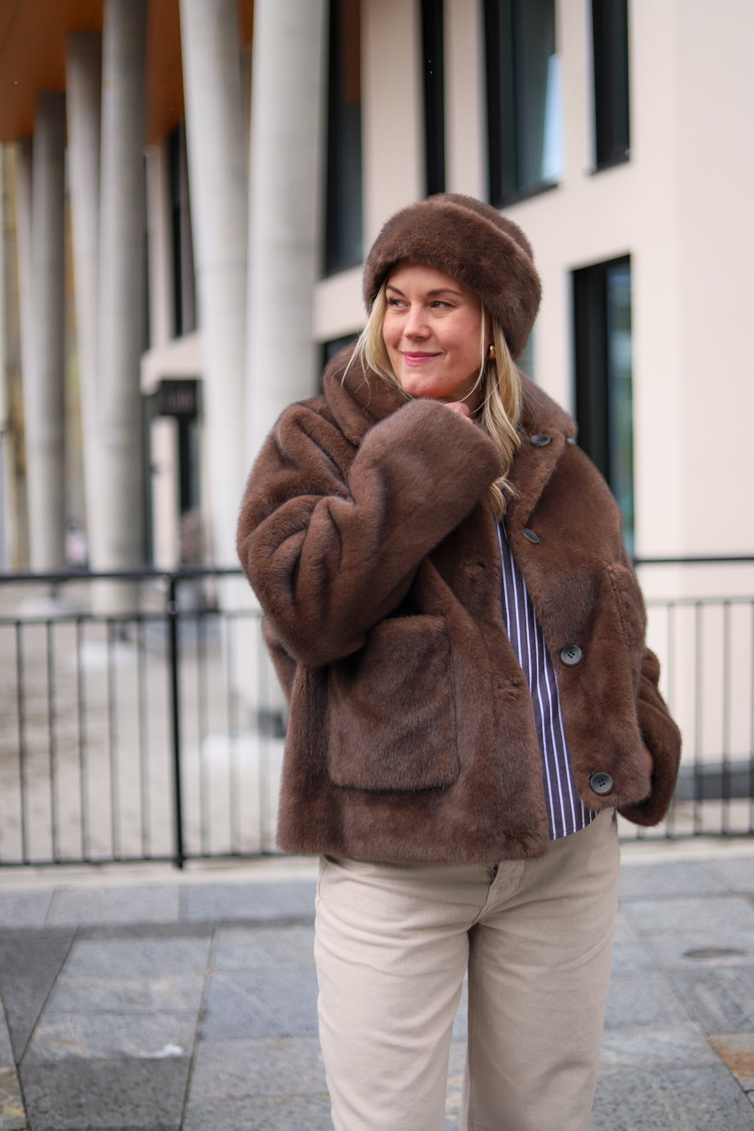 Faje Faux Mink Choco