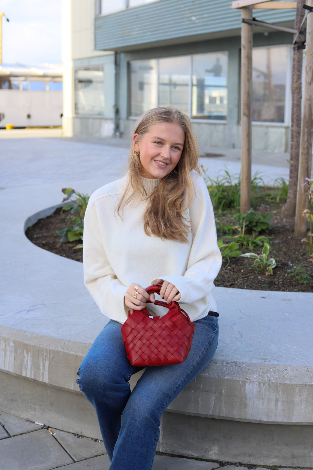 Rico Cashmere Turtleneck Eggshell