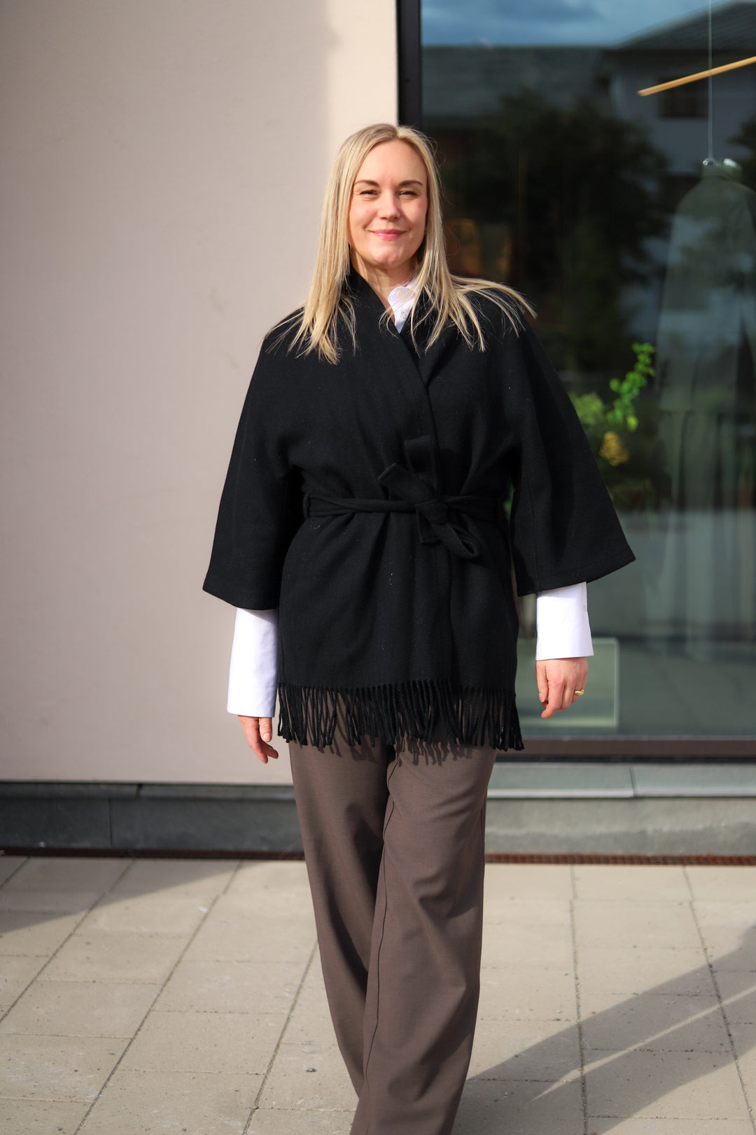 Akila Lambswool Jacket Black