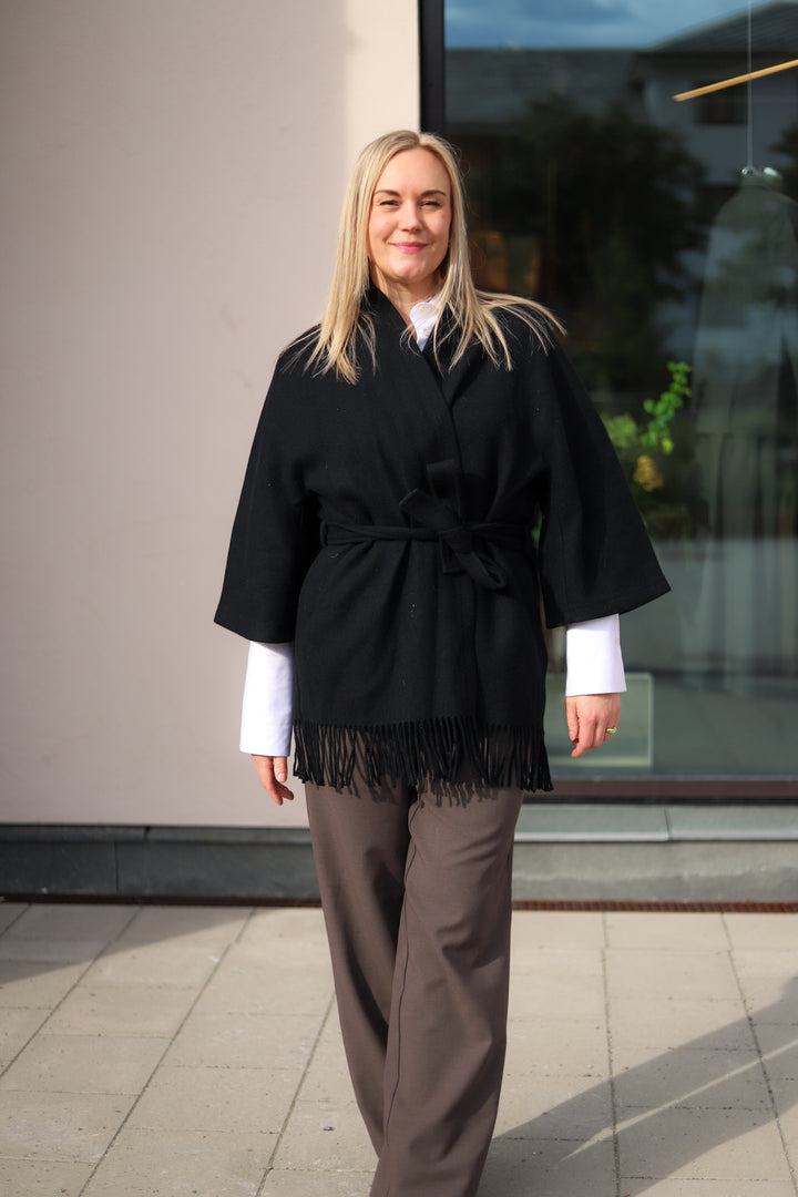 Akila Lambswool Jacket Black