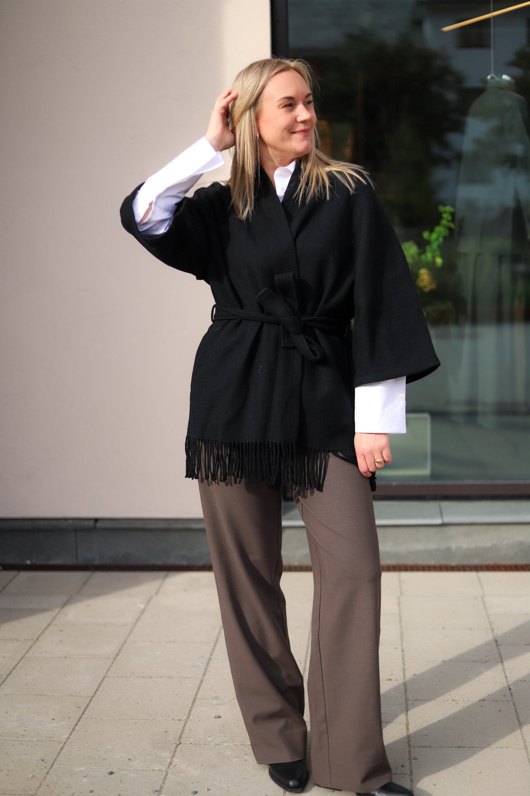 Akila Lambswool Jacket Black