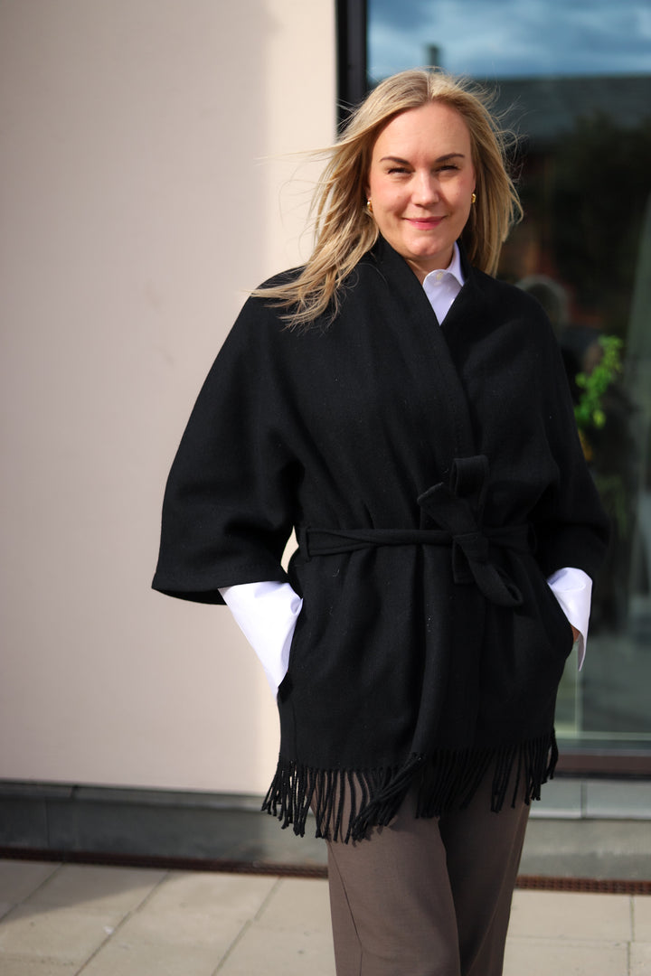 Akila Lambswool Jacket Black