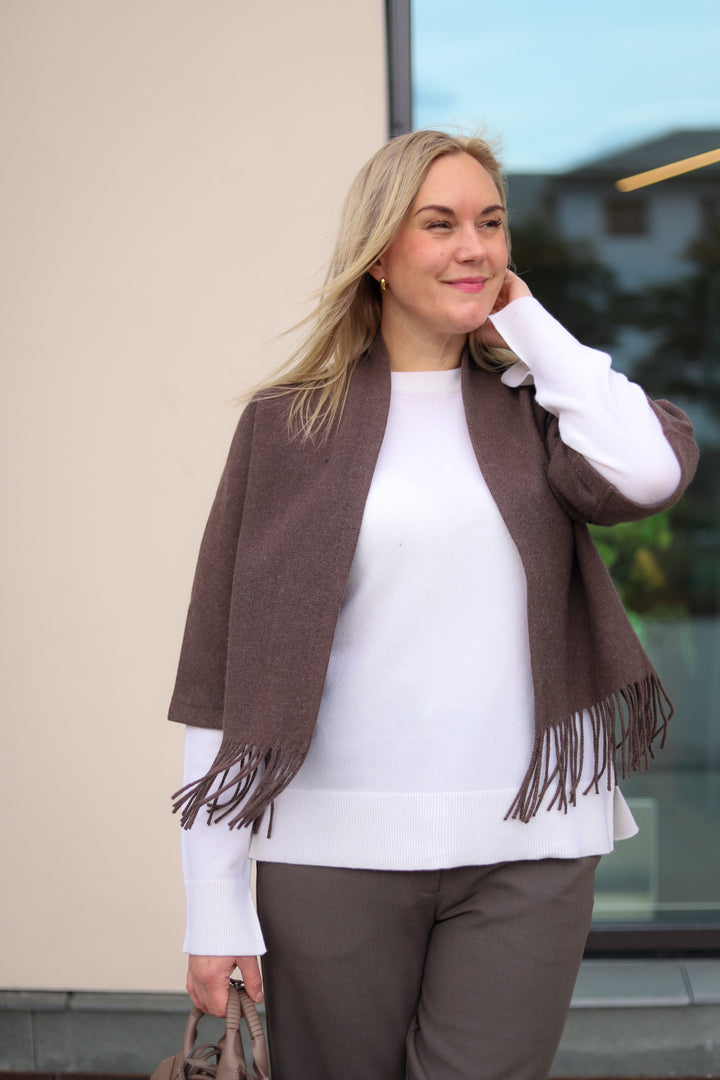 Keyla Lambswool Jacket Brown