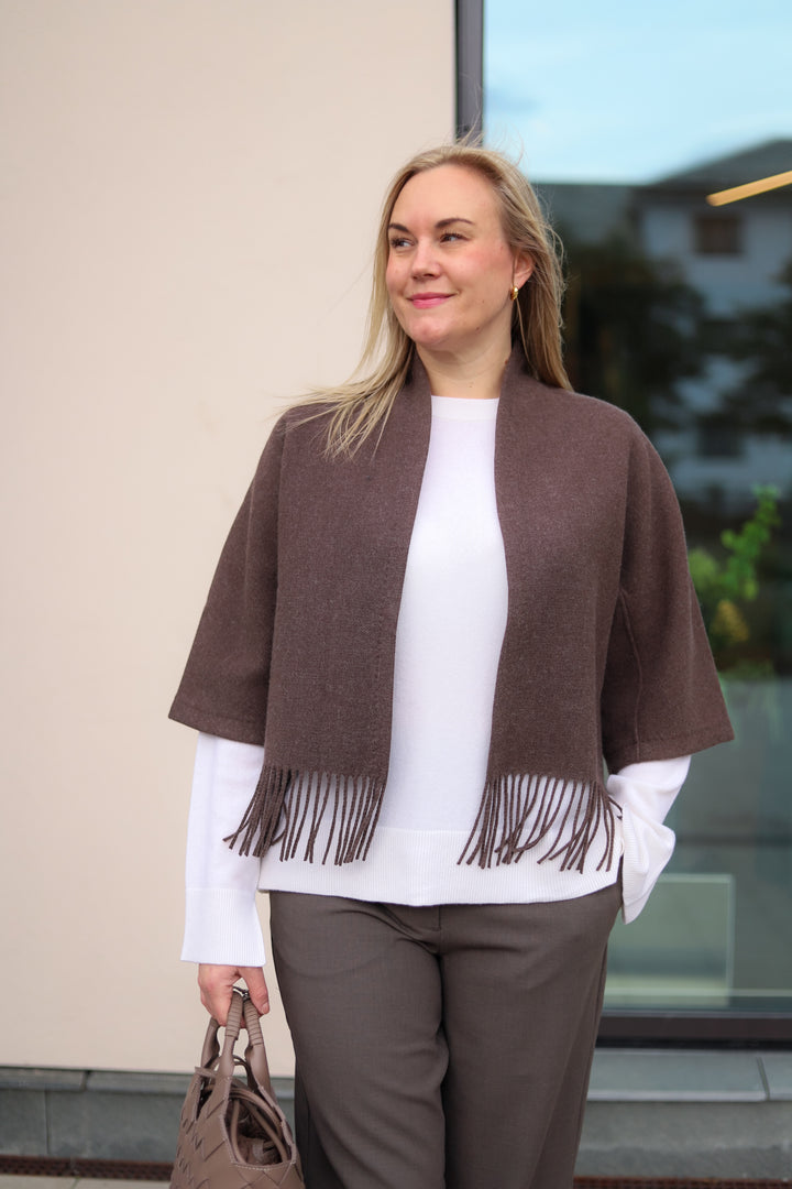Keyla Lambswool Jacket Brown