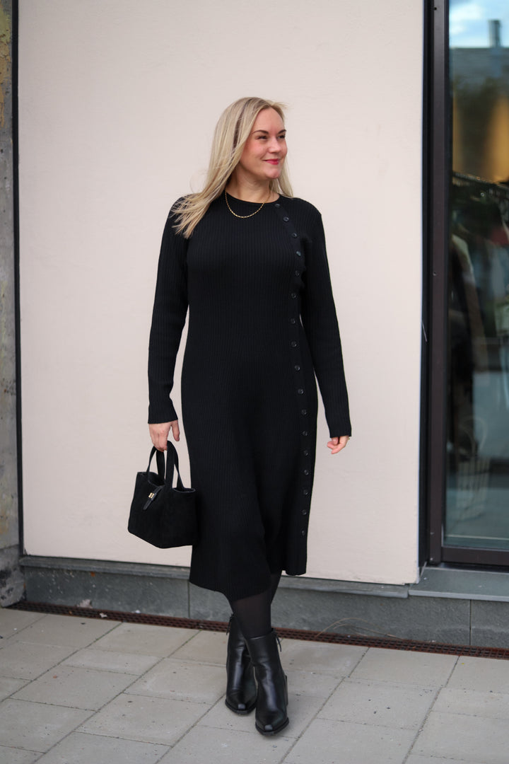 Mima Merino Dress Black