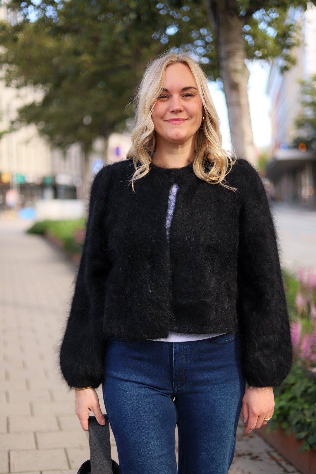 Amelia Chunky Cardigan Black
