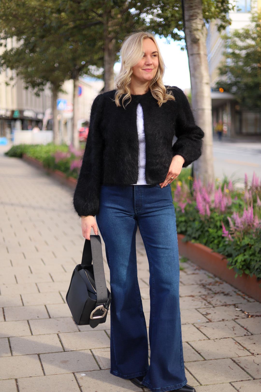 Amelia Chunky Cardigan Black
