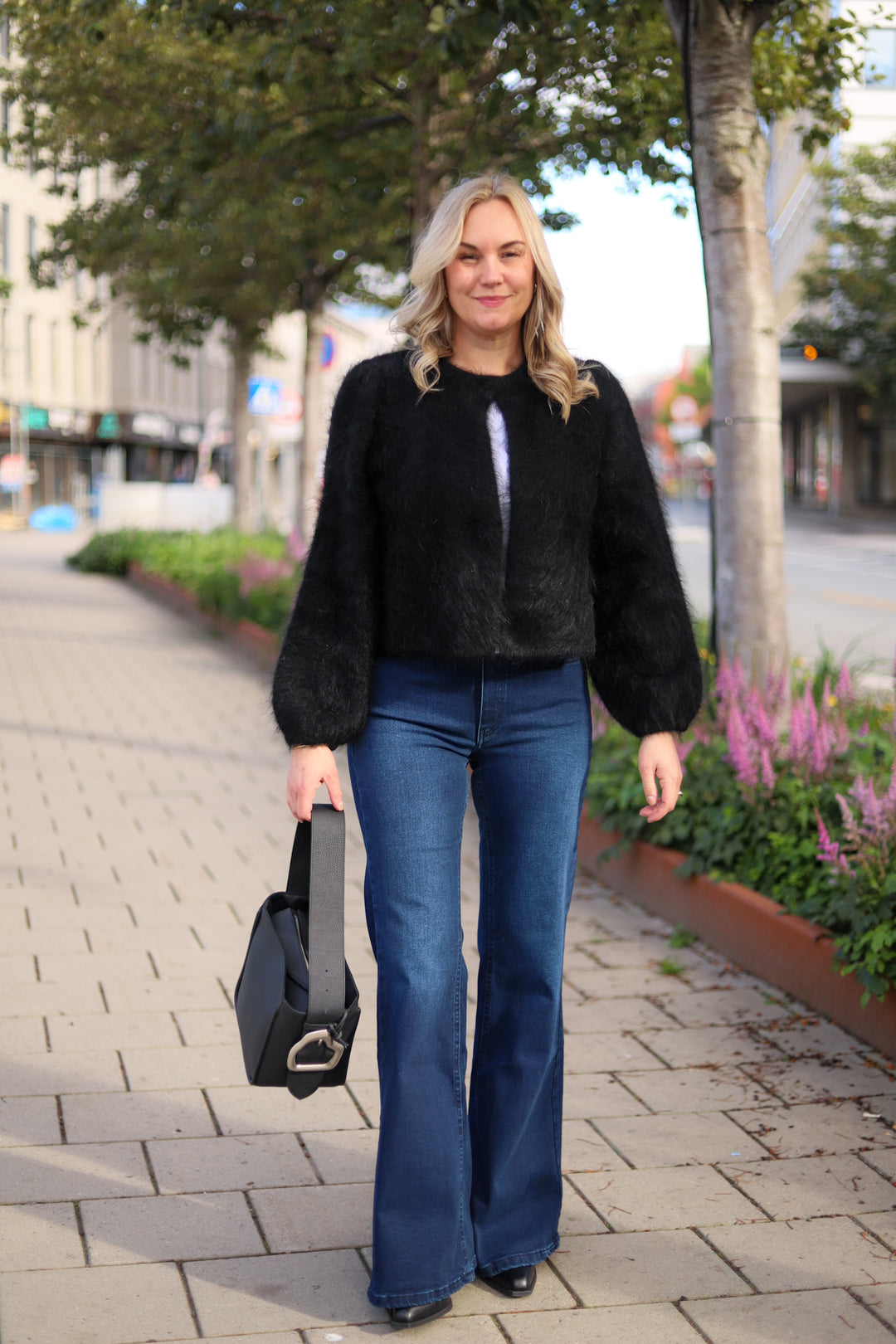Amelia Chunky Cardigan Black