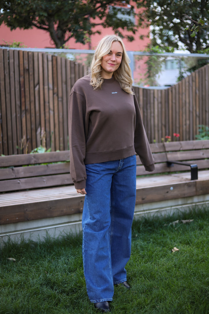 W. Wide Jeans Mid Blue