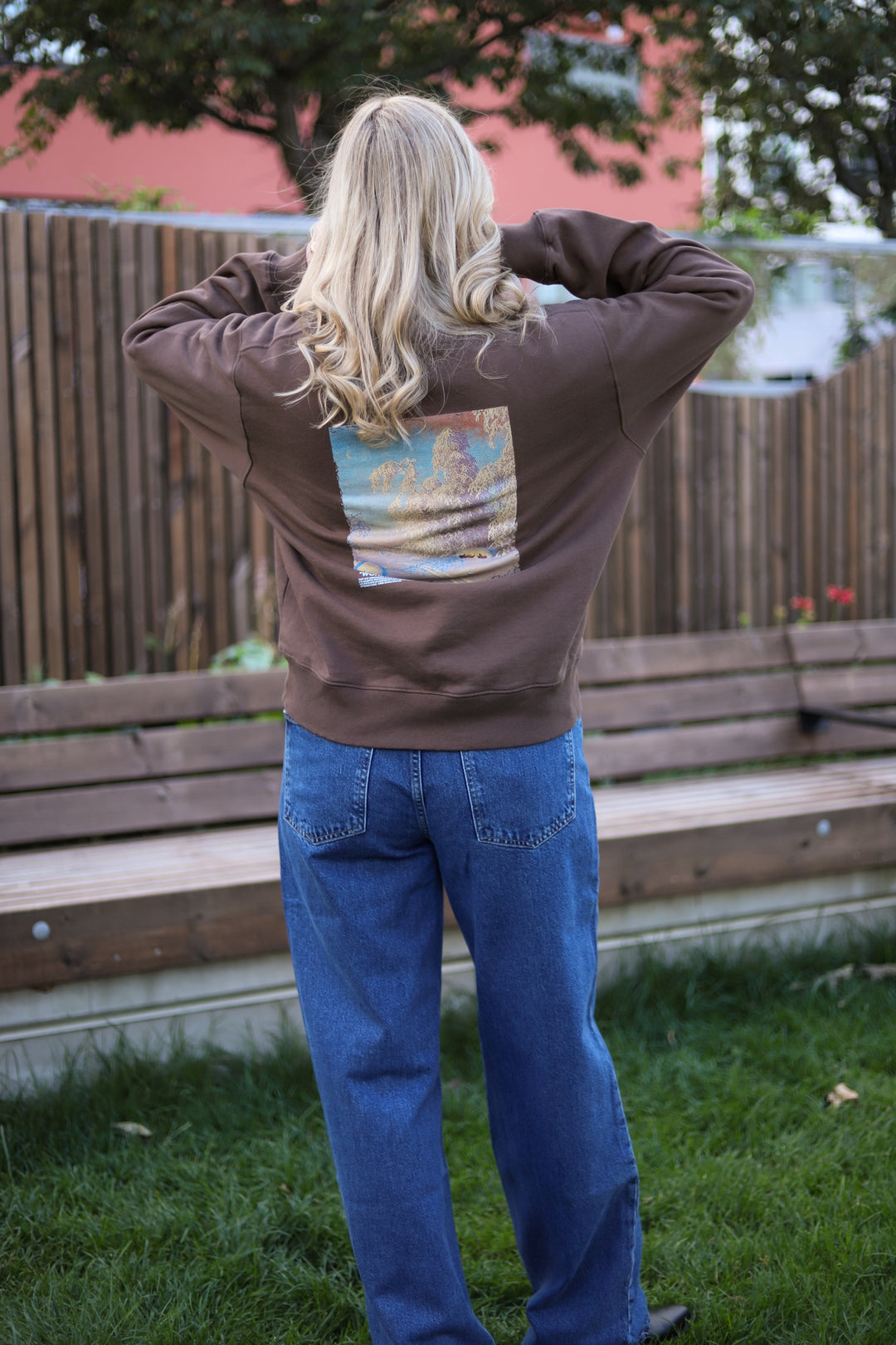 W. Wide Jeans Mid Blue