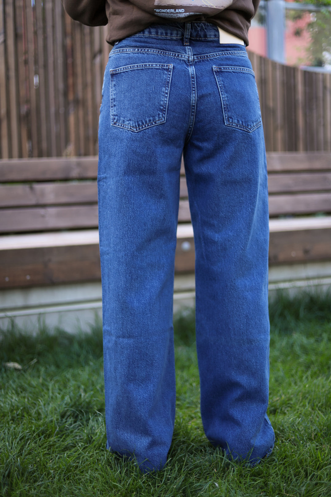 W. Wide Jeans Mid Blue