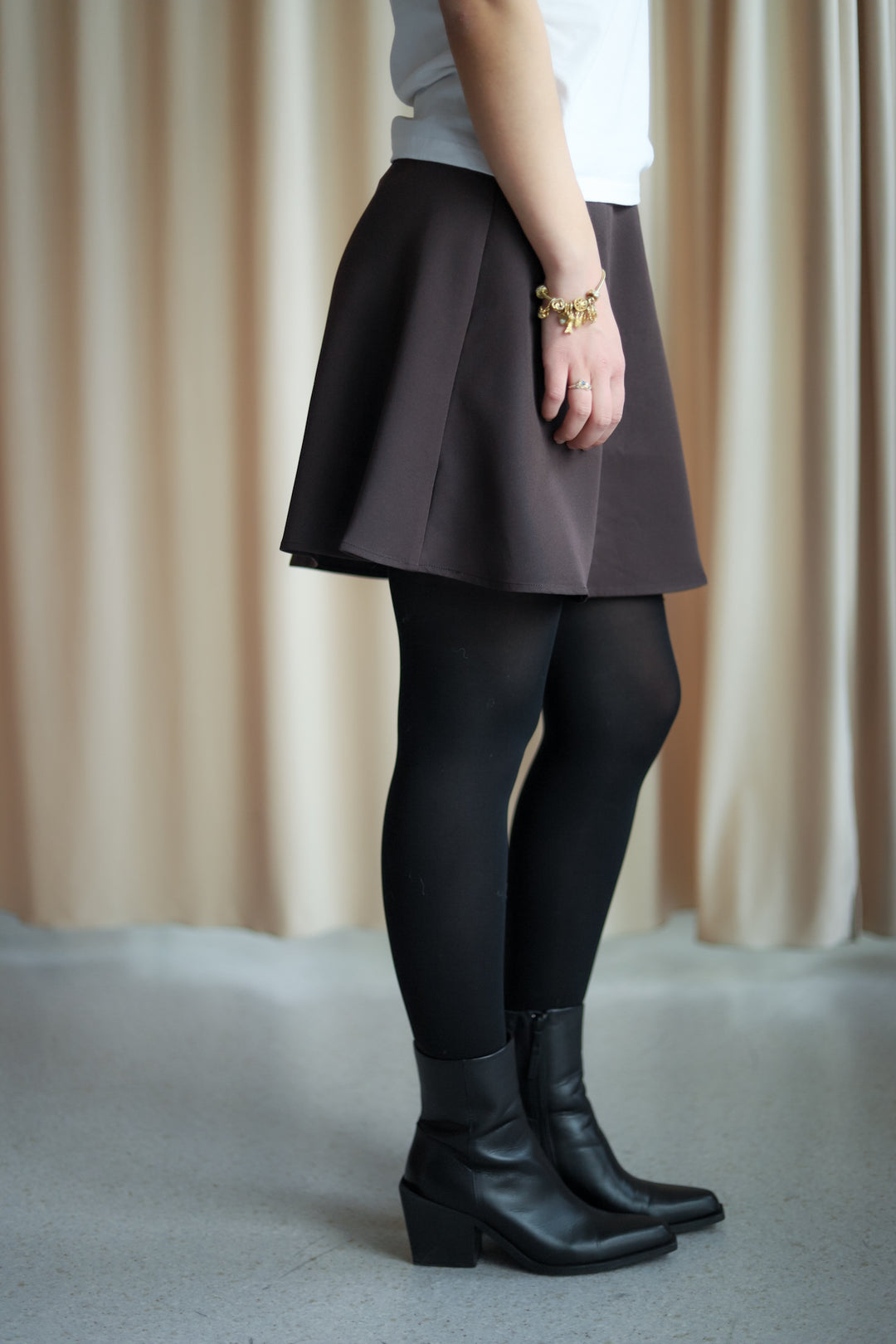 Eloise Cady Skirt Dk Brown