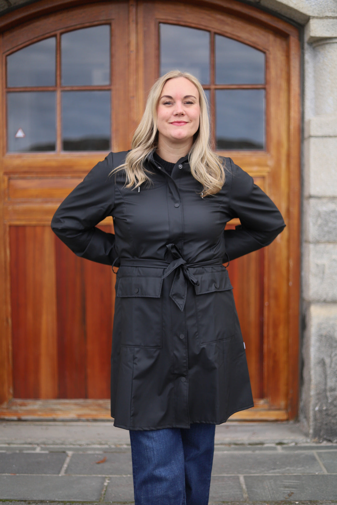 Curve Long Jacket W3 Black