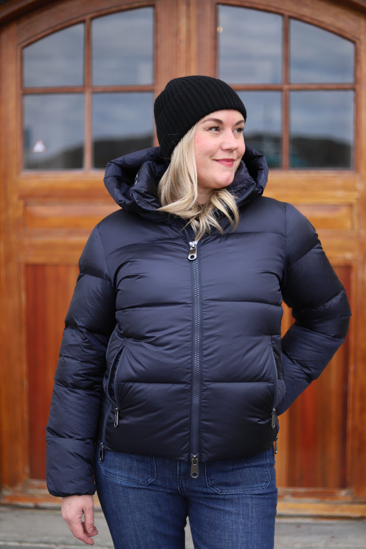Alba Cashmere Beanie Black