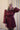 Organza Mini Dress Burgundy