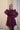Organza Mini Dress Burgundy