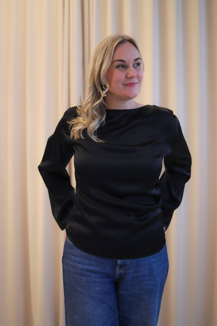 Paris Blouse Black