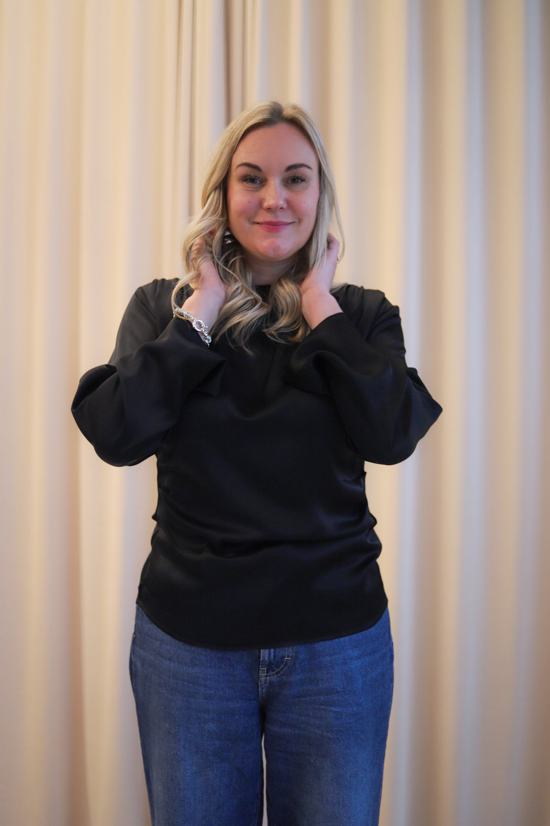 Paris Blouse Black