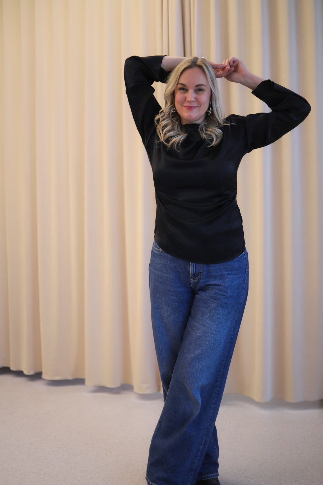 Paris Blouse Black
