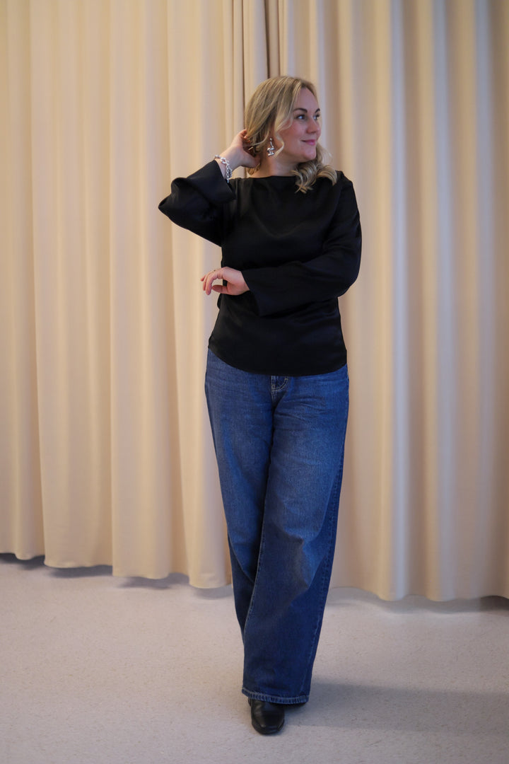 Paris Blouse Black
