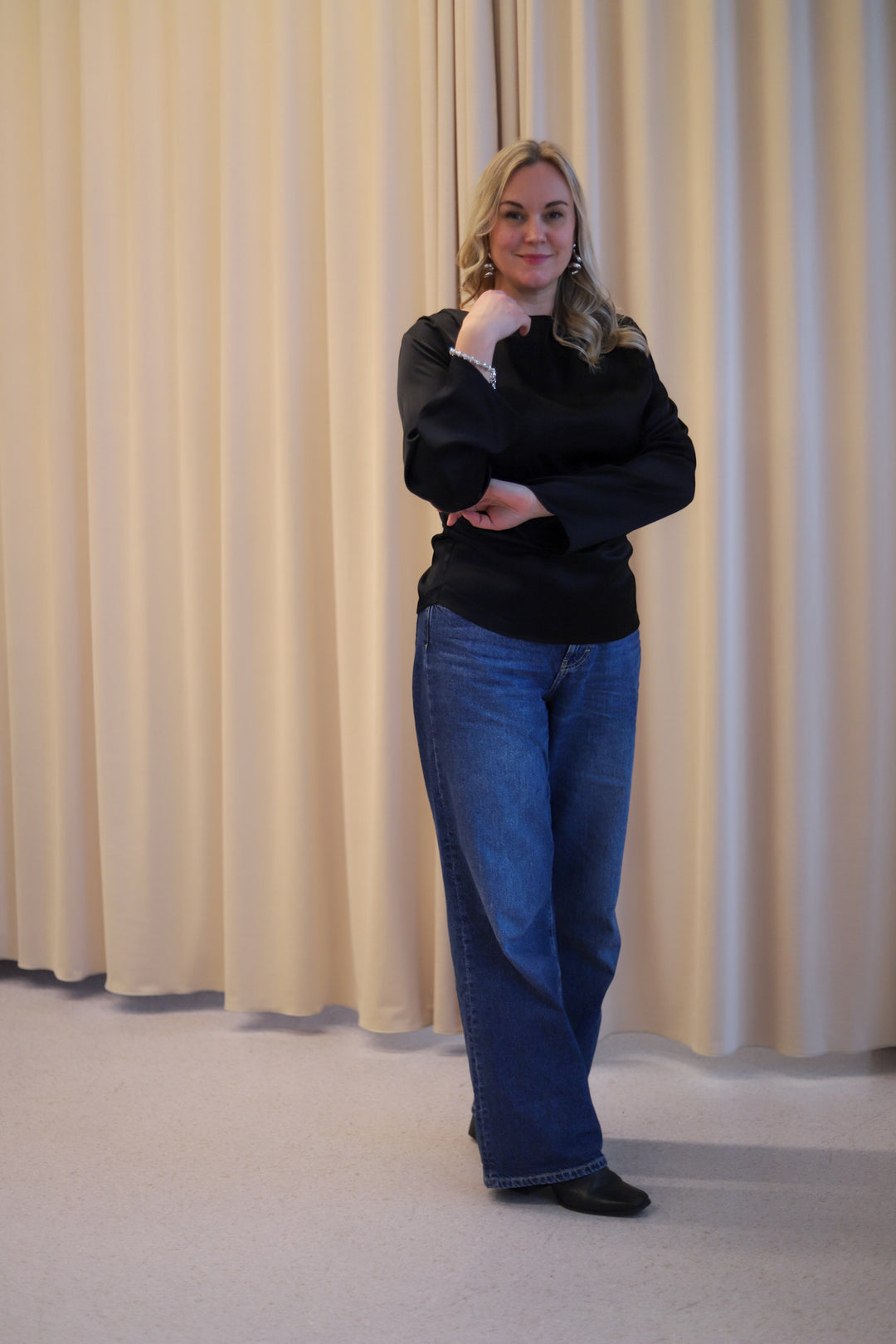 Paris Blouse Black