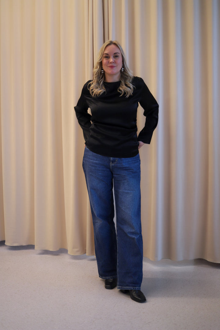 Paris Blouse Black
