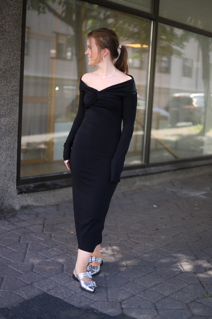 Off Shoulder Dress Black