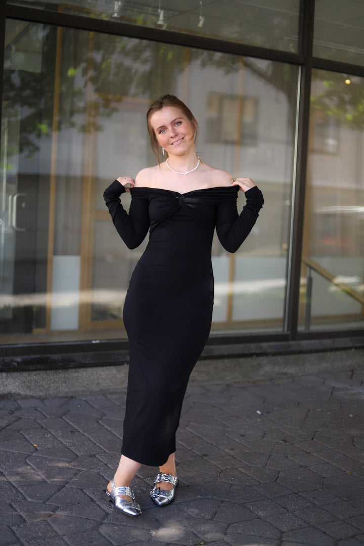 Off Shoulder Dress Black