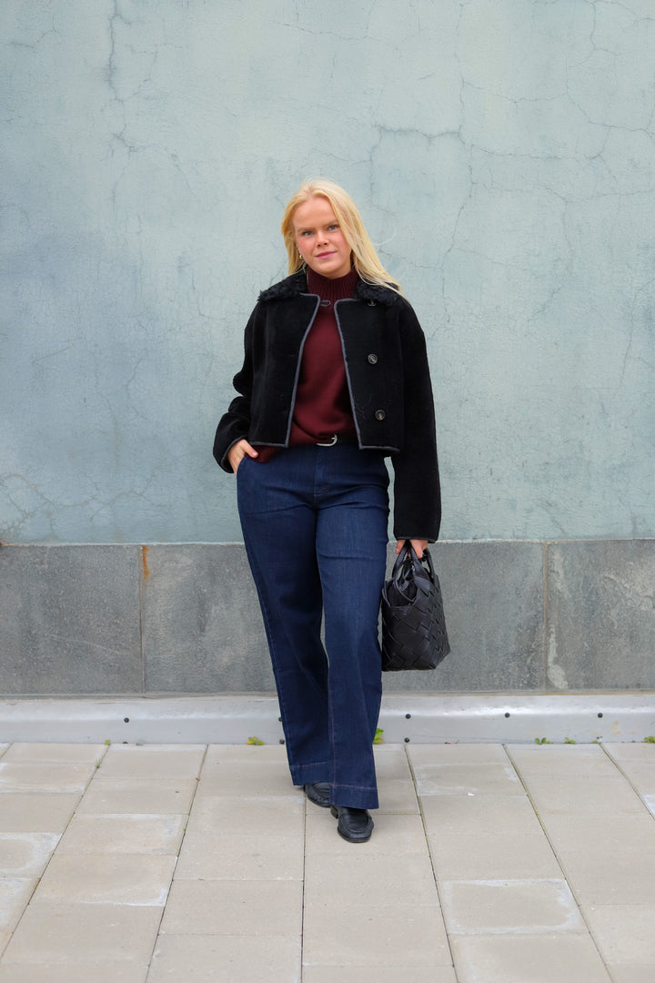 Rico Cashmere Turtleneck Burgundy