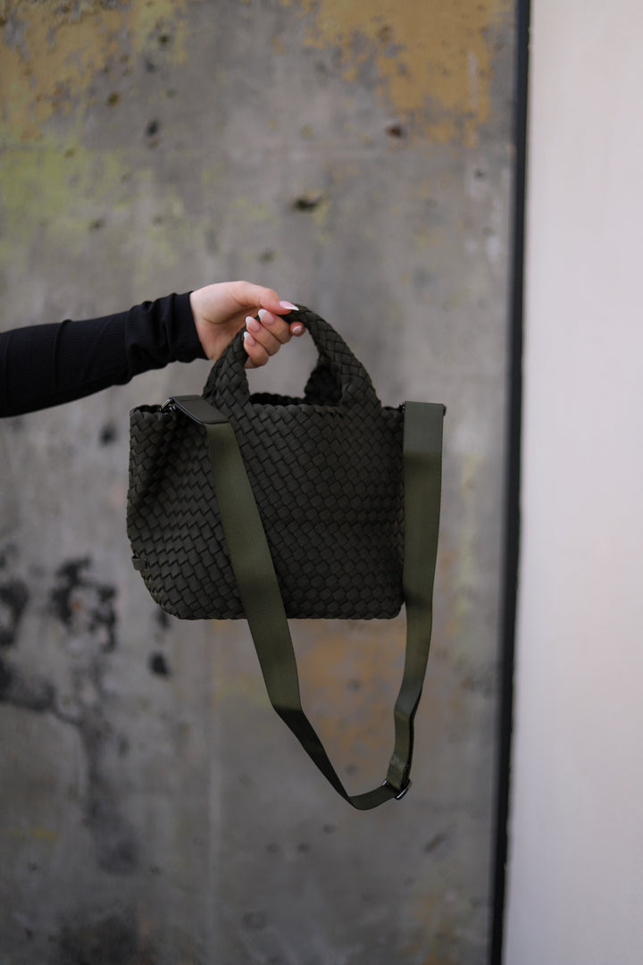 St Barths Small Tote Olive