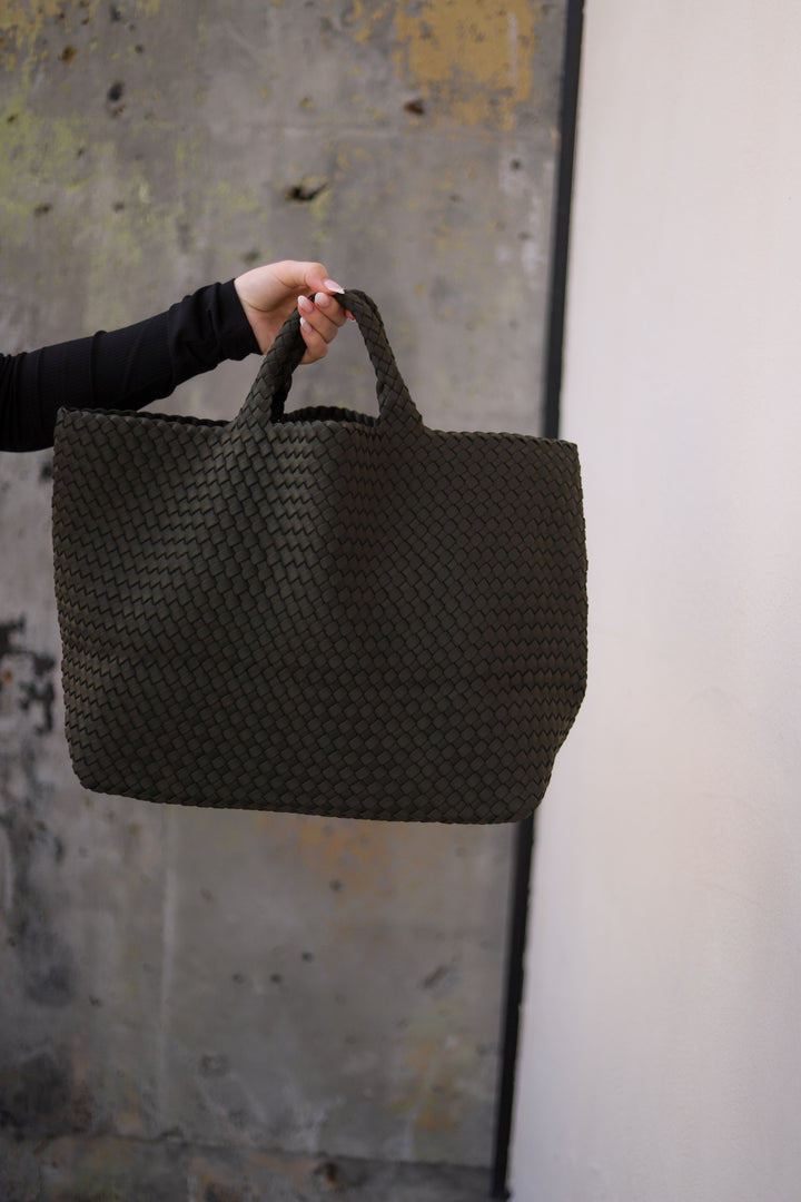St Barths Large Tote Olive
