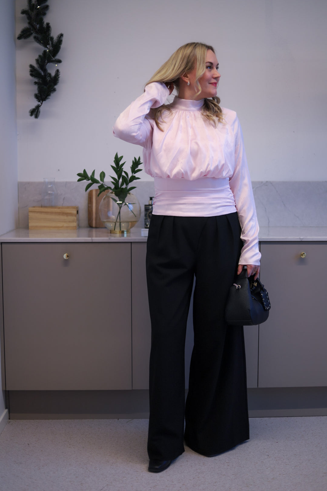 Ruched Ls Top Orchid Ice