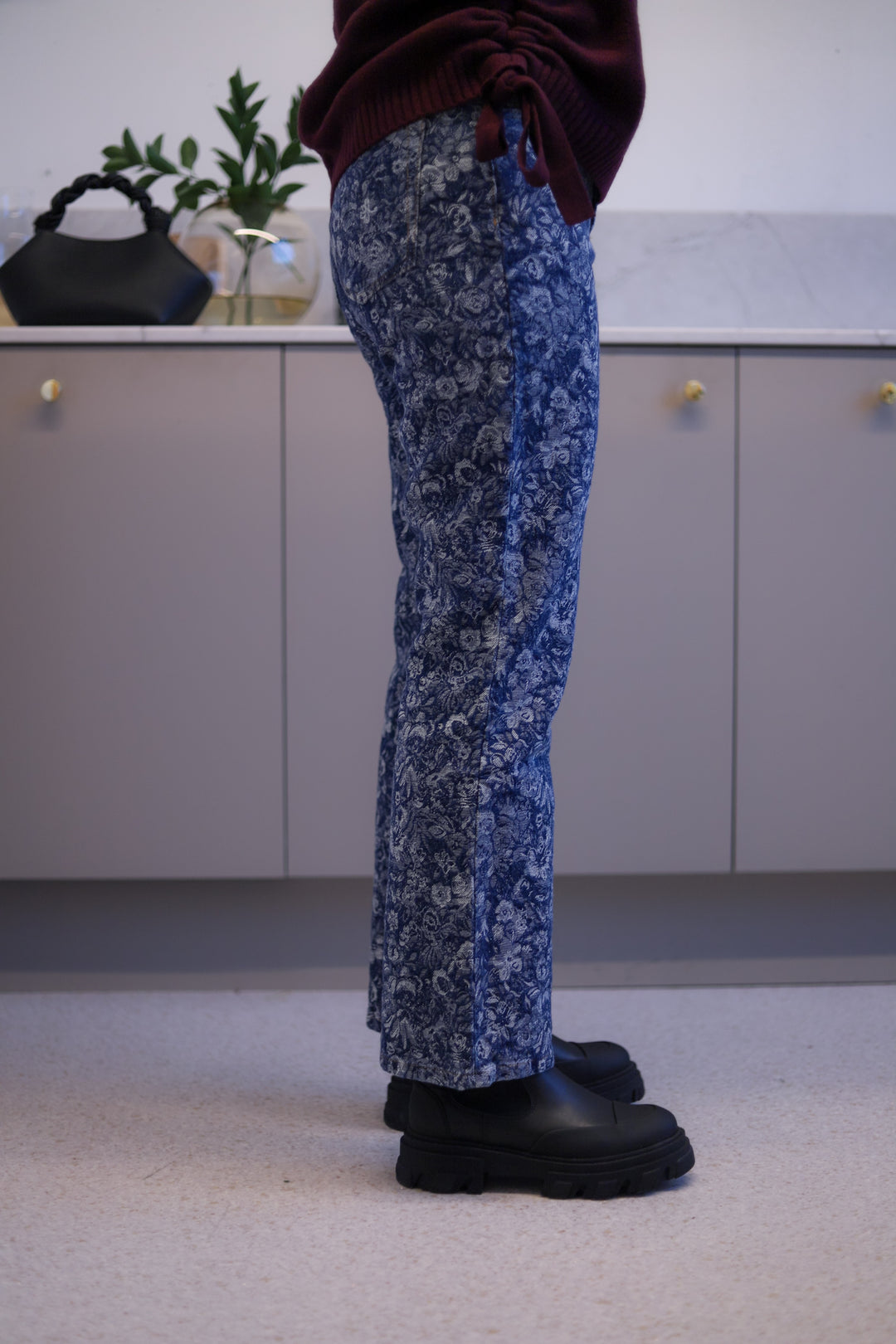 Tapestry Denim Betzy Cropped Mid Blue Stone