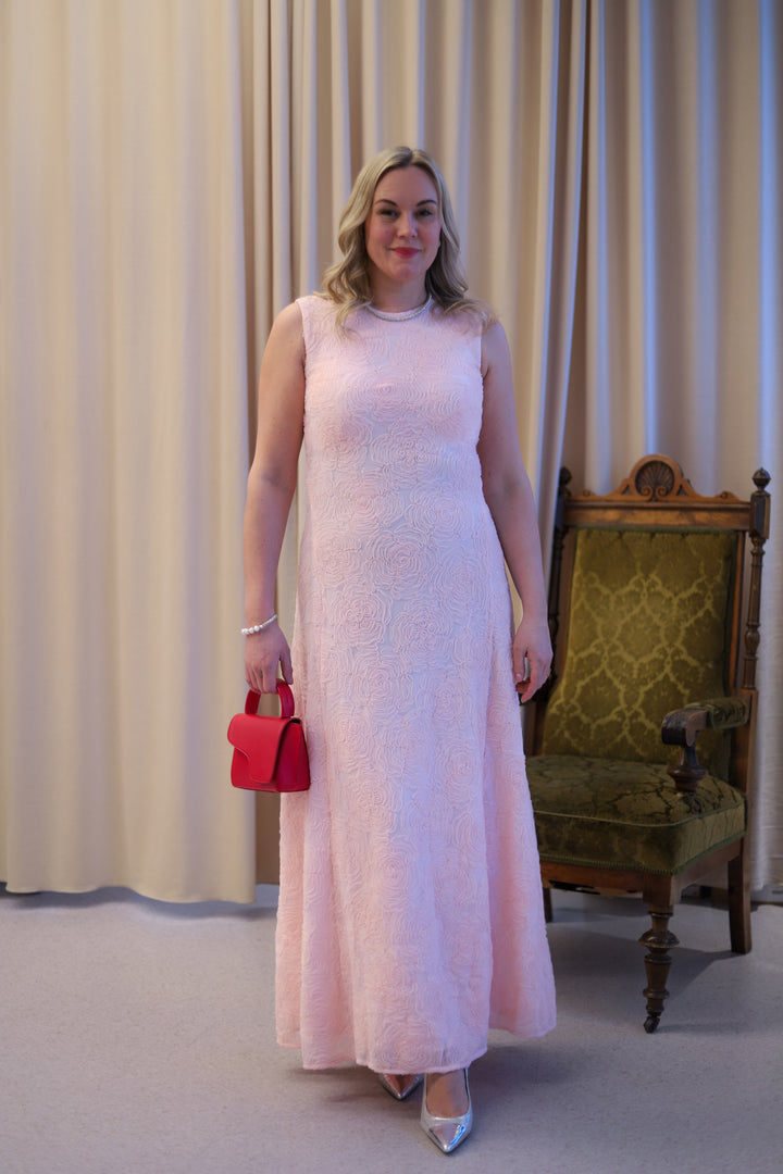 Mesh Maxi Dress Orchid Ice