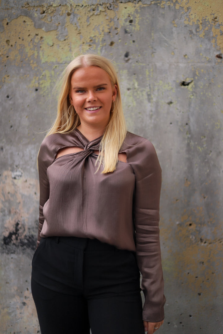 Rana Blouse Dark Taupe