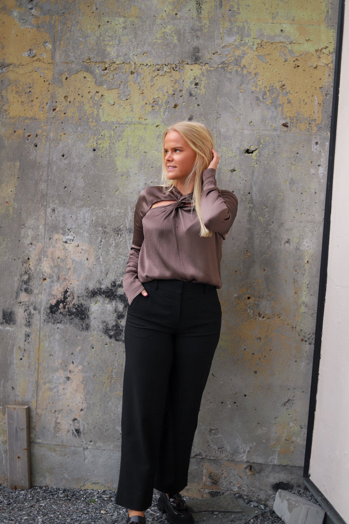 Rana Blouse Dark Taupe